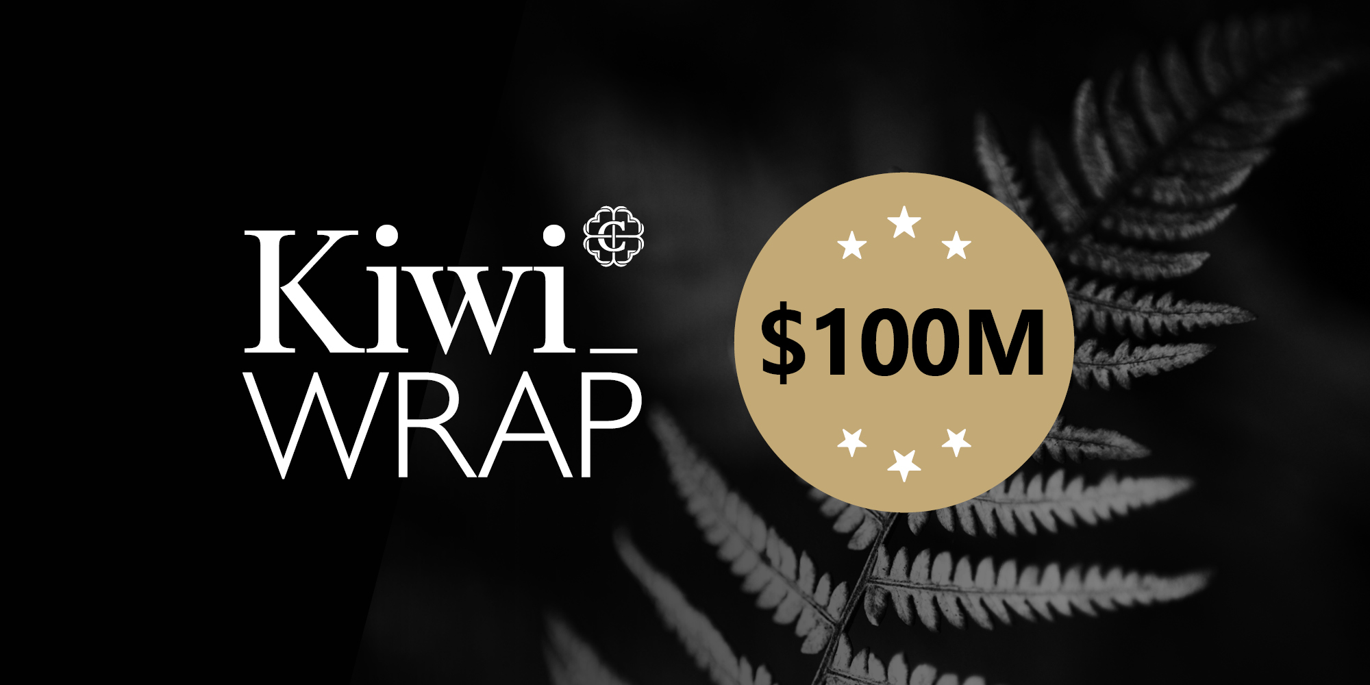 KiwiWRAP KiwiSAver logo with $100m sticker